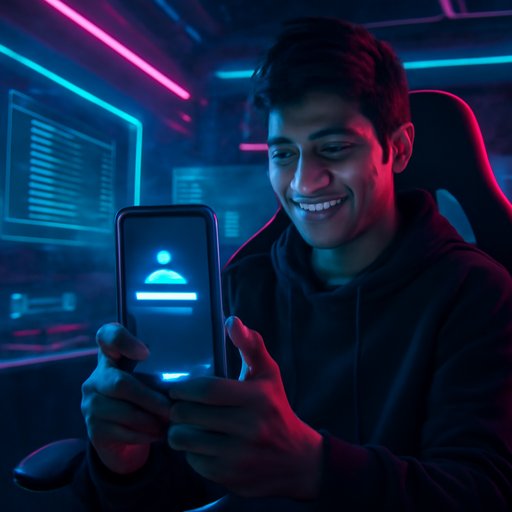 tbazi login screen on Android phone at night